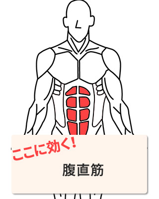 効く部位:腹直筋